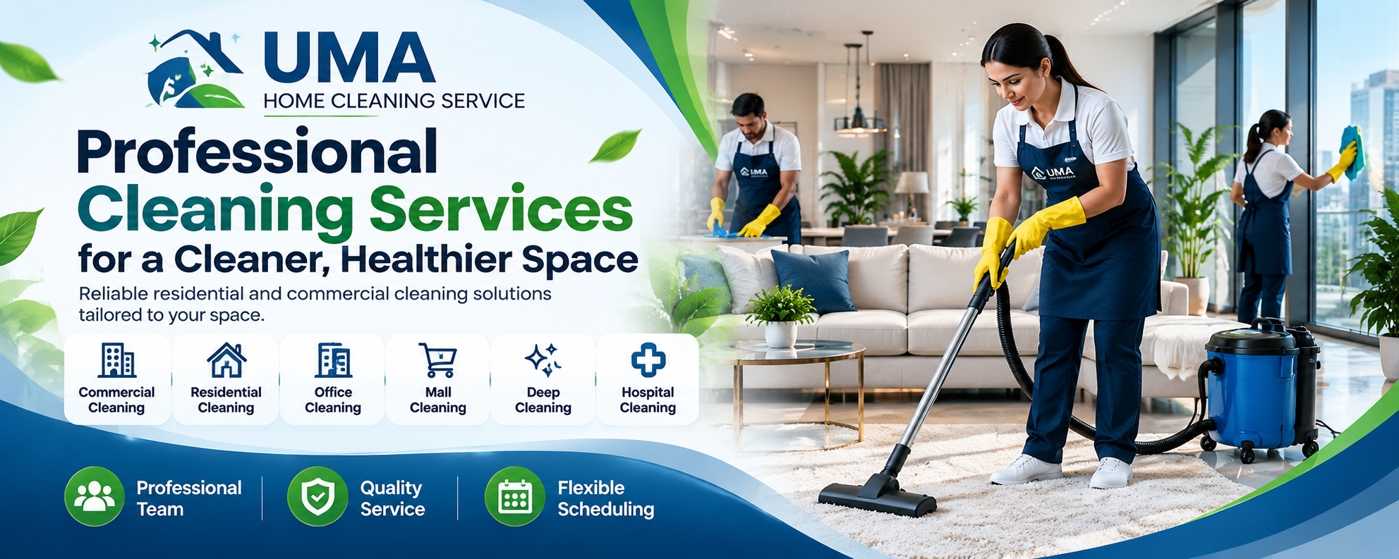 UMA Home Cleaning Service Banner 1